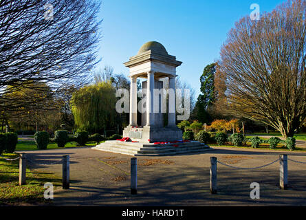 Le monument aux morts de Vivary Park, Taunton, Somerset, England UK Banque D'Images