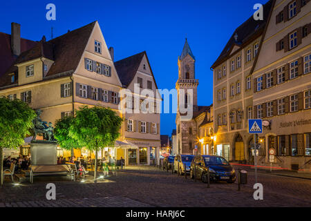 Dinkelsbuhl, Bavaria, Ansbach, Allemagne, Europe. Banque D'Images