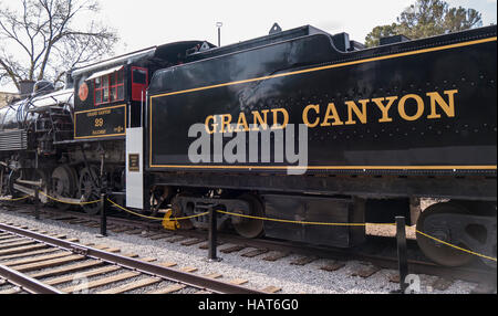 Grand Canyon Railway, village du Grand Canyon, South Rim, Arizona Banque D'Images