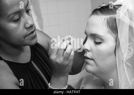 Mariage interracial à Dallas, Texas Banque D'Images