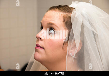 Mariage interracial à Dallas, Texas Banque D'Images