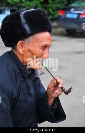 Matang Gejia Dong Village people dans la province de Guizhou de Chine ont des coutumes. Banque D'Images