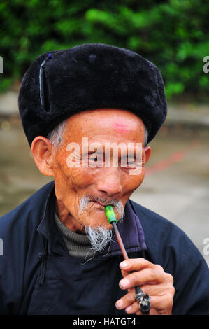 Matang Gejia Dong Village people dans la province de Guizhou de Chine ont des coutumes. Banque D'Images