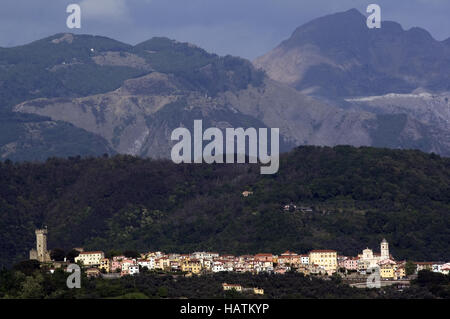 Castelnuovo Magra, ligurie, italie Banque D'Images