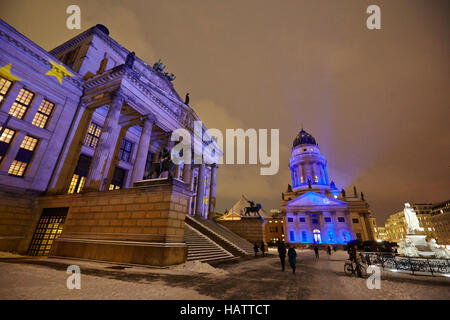 Gendarmenmarkt 50 ans Traité de l'Elysée Banque D'Images