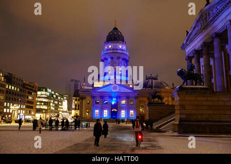 Gendarmenmarkt 50 ans Traité de l'Elysée Banque D'Images