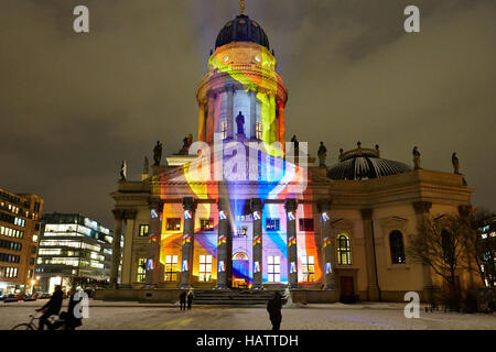 Gendarmenmarkt 50 ans Traité de l'Elysée Banque D'Images