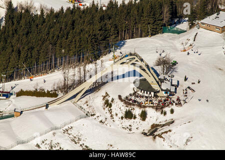 Le saut à ski hill St Georg à Winterberg Banque D'Images