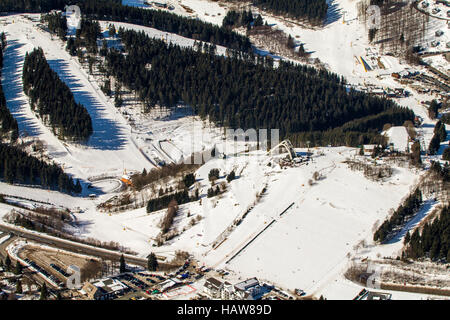 Le saut à ski hill St Georg à Winterberg Banque D'Images