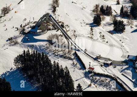 Le saut à ski hill St Georg à Winterberg Banque D'Images