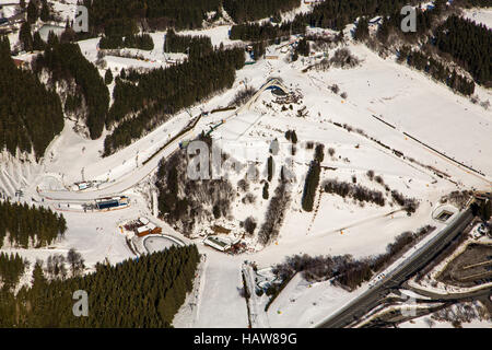 Le saut à ski hill St Georg à Winterberg Banque D'Images