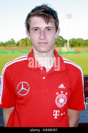 Christopher Lenz - U18 Joueurs National DFB Banque D'Images