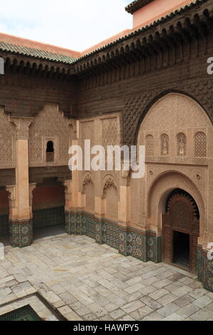 Médersa Ben Youssef Banque D'Images