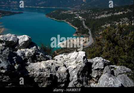 Lac de Sainte Croix, Haute Provence, France Banque D'Images