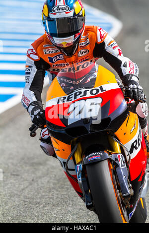 Pilote de MotoGP Dani Pedrosa Banque D'Images