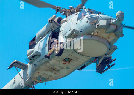 SH-60B Seahawk hélicoptère Banque D'Images