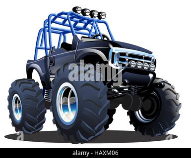 Cartoon Monster Truck Banque D'Images