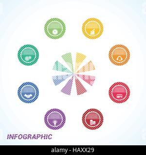 Infographie Illustration de Vecteur