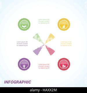 Infographie Illustration de Vecteur