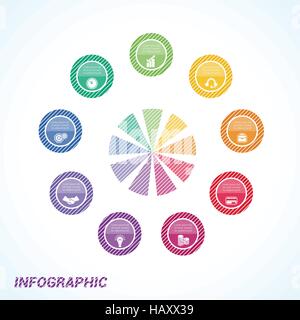 Infographie Illustration de Vecteur