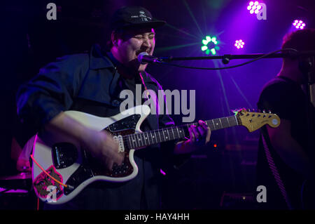 Londres, Royaume-Uni. 06Th Dec, 2016. Coquin Migale effectuer à des rats d'eau de ce sentiment. C'est un groupe de rock alternatif Newcastle, composé de Alex Soper (chant/guitare), Stevie Kane (basse) Josh Holmes (batterie) et Jack Brooks (guitare). © Alberto Pezzali/Pacific Press/Alamy Live News Banque D'Images