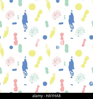 Spot coloré motif transparent Illustration de Vecteur