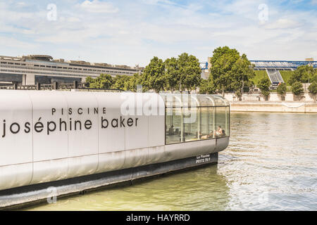 Piscine Joséphine Baker Banque D'Images