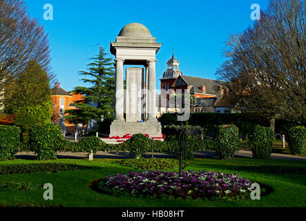 Le monument aux morts de Vivary Park, Taunton, Somerset, England UK Banque D'Images