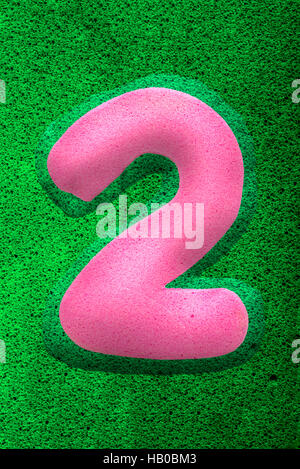 Numéro deux en rose Banque D'Images