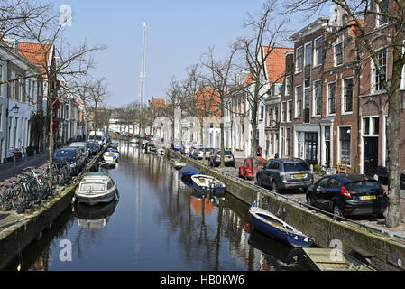 Bakenesser Canal, Haarlem, Pays-Bas Banque D'Images