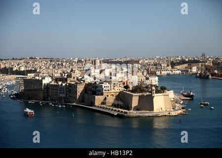 Vue paysage de l'île de Malte, Sliema Banque D'Images
