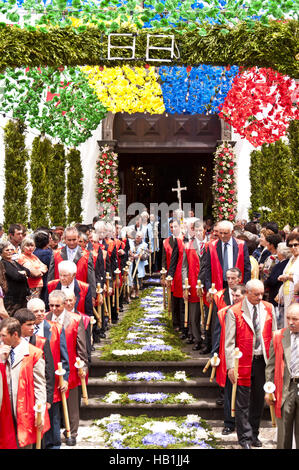 Procession en Santana sur Madère Banque D'Images