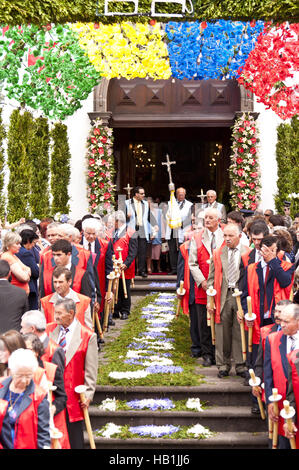 Procession en Santana sur Madère Banque D'Images