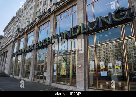 La Karl-Marx-Avenue, Berlin, Karl-Marx Library Banque D'Images