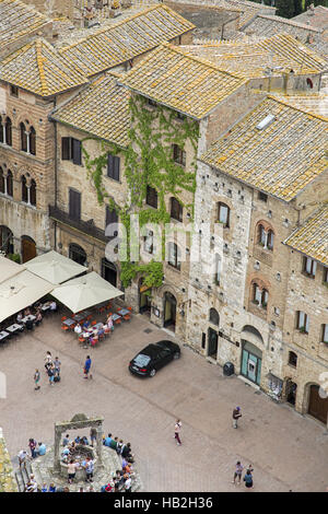 Piazza della Cisterna Banque D'Images