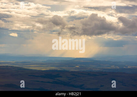 Matin sur Gran Sabana dans Mr Roraima, au Venezuela Canaima Banque D'Images