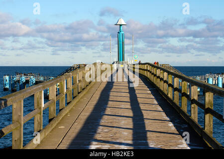 Pier 007. Sellin. Allemagne Banque D'Images