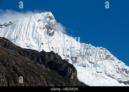 Cordillera Blanca mountain, Huaraz au Pérou Banque D'Images