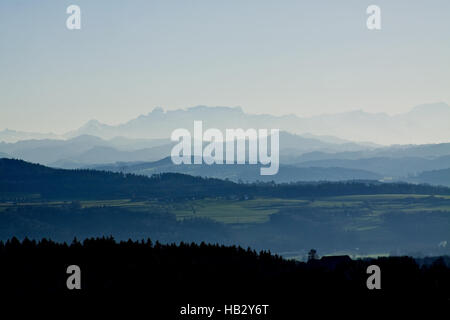 Alpes Suisses, Hausstock, Linde AG et le Tödi Banque D'Images