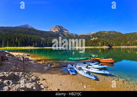 Crno Jezero (Lac Noir) dans le Durmitor - Monténégro Banque D'Images