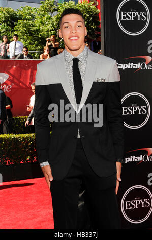 Arrive à l'ESPY awards 2014 dans Nokia Theatre L.A. Vivre le 16 juillet 2014 à Los Angeles, Californie. Banque D'Images