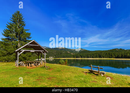 Crno Jezero (Lac Noir) dans le Durmitor - Monténégro Banque D'Images