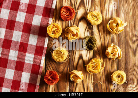 Tagliatelle Pasta Banque D'Images