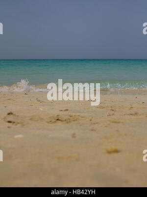 Un coup vertical de la plage de Jumeirah à Dubai, UAE Banque D'Images