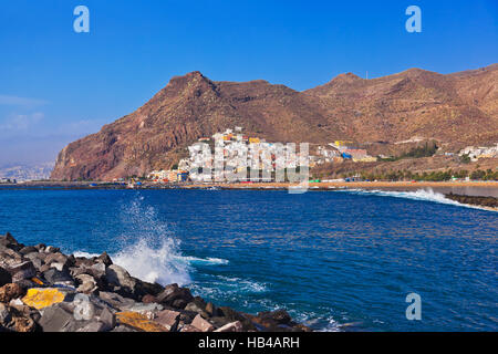 Plage Teresitas à Tenerife - Îles Canaries Banque D'Images