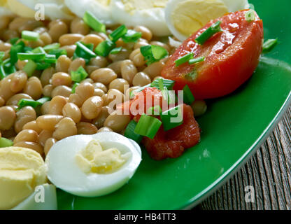 Salade de haricots de l Banque D'Images