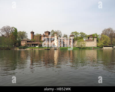 Château médiéval à Turin Banque D'Images