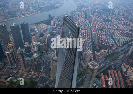 Le Centre mondial des finances de Shanghai, Shanghai, Chine Banque D'Images