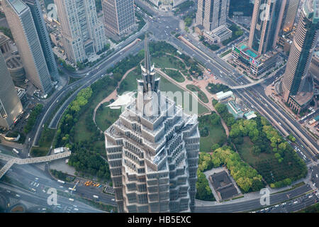 Shanghai Jin Mao Tower, Shanghai, Chine Banque D'Images