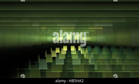 Carrés verts Banque D'Images